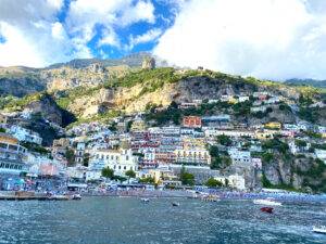 View of Positano on the Amalfi Cost