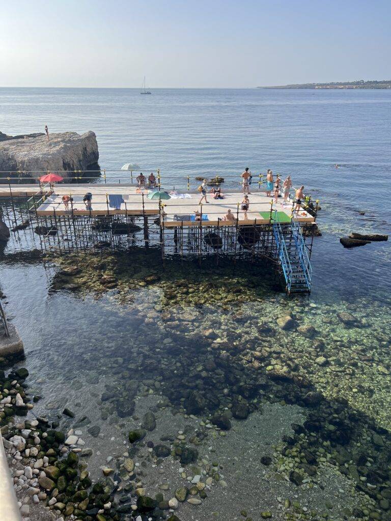 Swimming Platform | Syracuse | Italy Travel | Best places to visit in Italy