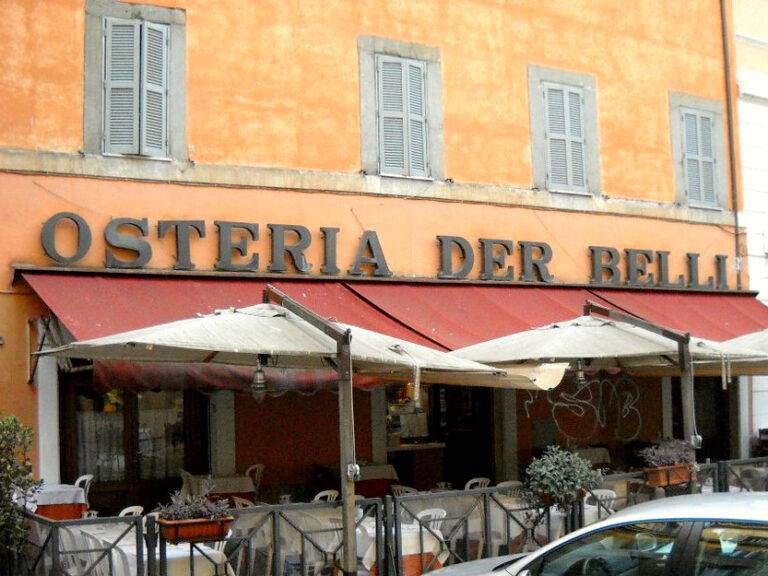 Osteria der Belli | The Best Restaurants in Trastevere