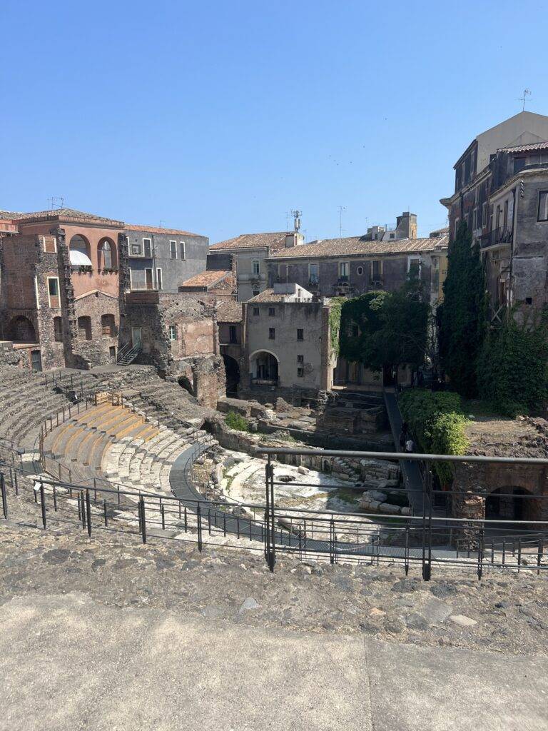 5 day Sicily itinerary | Greek Roman Theatre | Catania